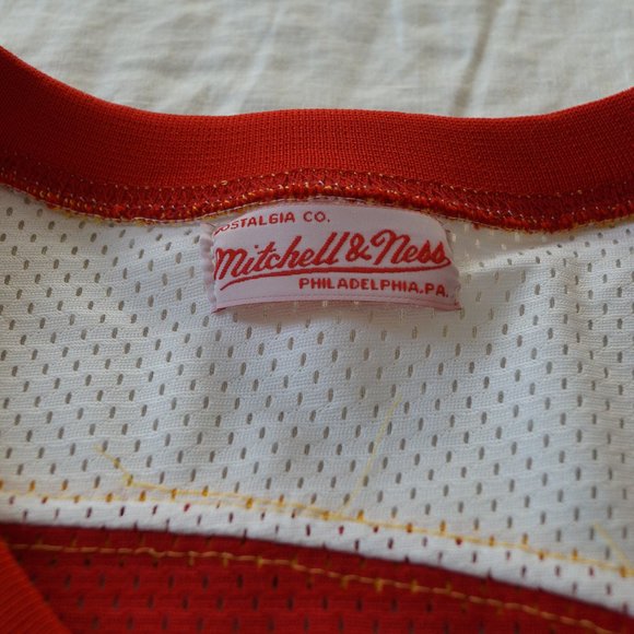 RARE Spud Webb Mitchell & Ness Hardwood Classics 86-87 Jersey White Size 58 - Picture 3 of 4
